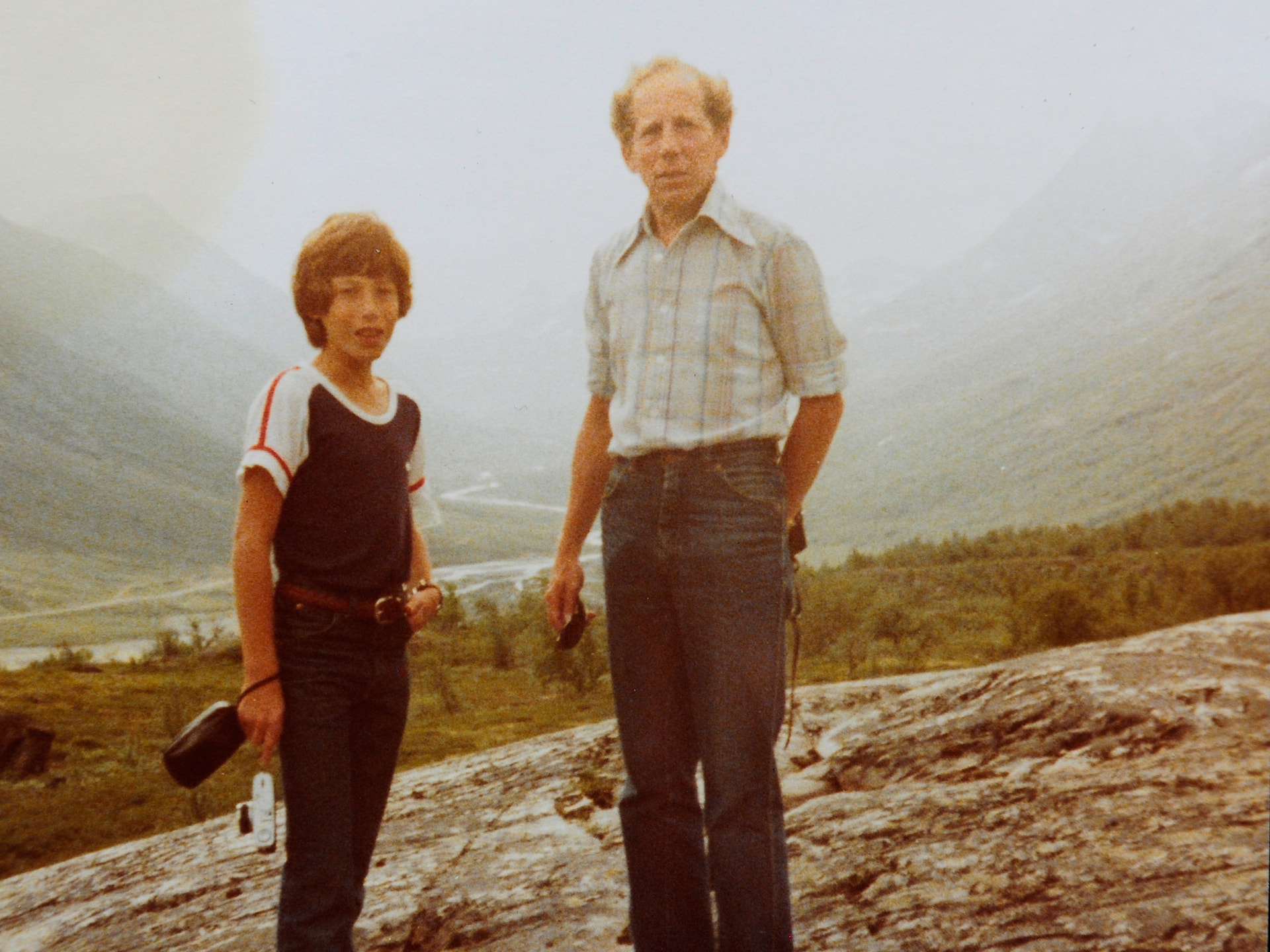 På väg mot Sognefjäll. Norge 1978.