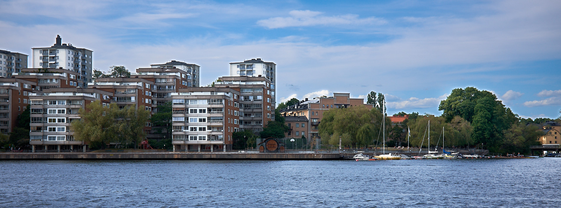 Östra Reimersholme sett från Gröndal.